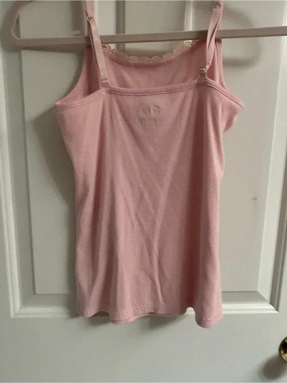 Girls Justice Pink Lace-Trim Camisole Tank